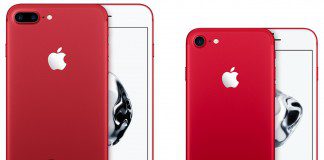 Apple anuncia seu novo iPhone 7 Vermelho