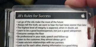 Ex-empregado da Apple compartilha “11 regras para o sucesso”
