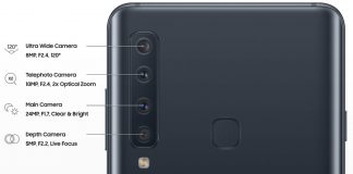 Fotos vazadas do Samsung Galaxy A9 revelam que quatro câmeras