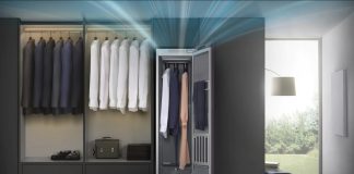 Armário Armário inteligente da Samsung promete limpar e ‘passar’ roupas sozinho da Samsung promete limpar e ‘passar’ roupas sozinho