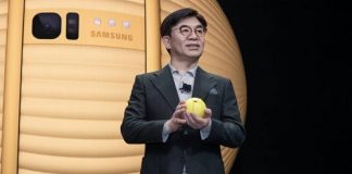 Novo robô fofo da Samsung é espécie de BB-8 que te segue e cuida da casa.