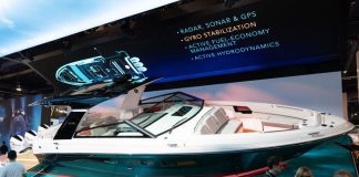 Sea Ray revelou seu novo barco SLX-R 400e na CES 2020