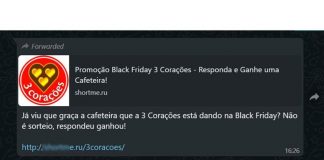 Golpe usa promoção de cafeteira 3 Corações para roubar dados de usuários