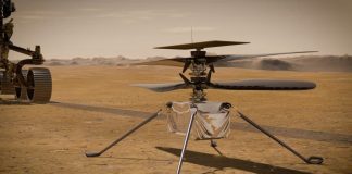 Helicóptero da Nasa ‘sobrevive’ por conta própria à primeira noite em Marte