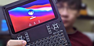 YouTuber cria mini computador com teclado e tela embutidos