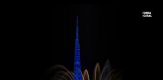 Tecnologia transforma Torre de TV em obra de arte