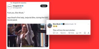 Xingamento de Janja a Elon Musk repercute nas redes sociais