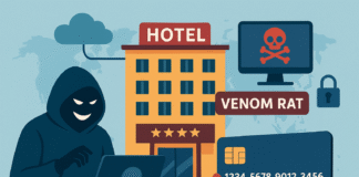 Ataques cibernéticos em hotéis brasileiros expõem cartões de crédito com Venom RAT