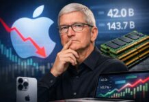 Apple tem lucros recordes, mas já pensa nos desafios de 2026