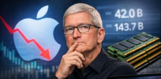 Apple tem lucros recordes, mas já pensa nos desafios de 2026