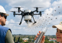Com drones e mosquitos wolbitos, GDF alia tecnologia e controle biológico no combate à dengue