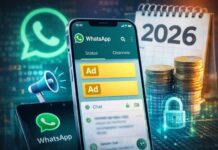WhatsApp terá anúncios em 2026 e opção de assinatura sem publicidade