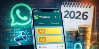 WhatsApp terá anúncios em 2026 e opção de assinatura sem publicidade