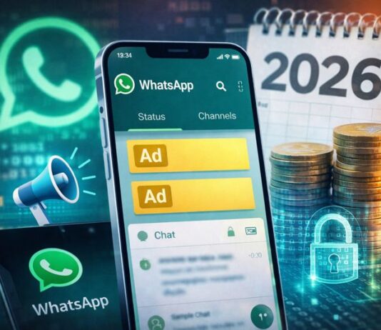 WhatsApp terá anúncios em 2026 e opção de assinatura sem publicidade