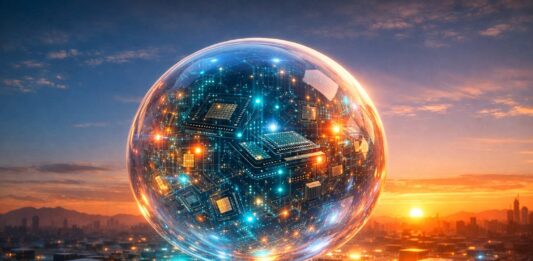 Wistron Garante: IA não é Bolha e Há um Novo Ciclo de Crescimento Bolha de IA prestes a explodir e componentes digitais