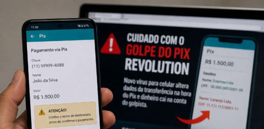 Pix revolution – Novo golpe digital que está preocupando especialistas em segurança no Brasil