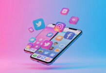 França avança para proibir redes sociais a menores de 15 anos Aplicativos de redes sociais em smartphone representando a proibição para menores de 15 anos na França