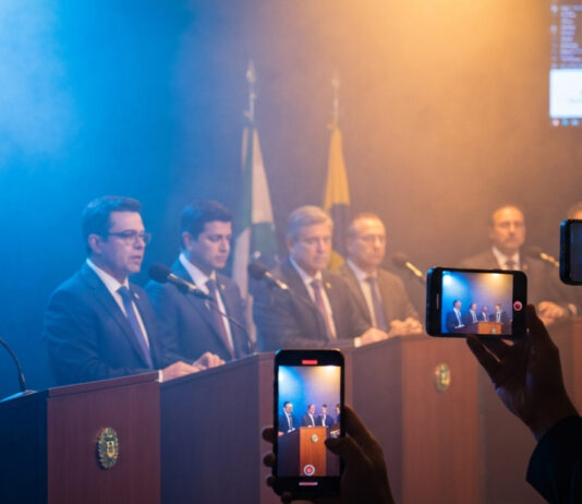 Reação de Moro durante coletiva de Flávio Bolsonaro viraliza no X e mostra como redes sociais reescrevem a cobertura política Reação de Moro em coletiva de Flávio Bolsonaro viraliza no X